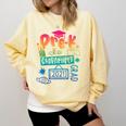Pre-K Prek3 Prek4 Graduate Quarantine Preschool Graduation Comfort Colors Sweatshirt Butter