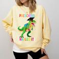 Preschool Graduation Class Of 2022 Graduate Dinosaur Kids Comfort Colors Sweatshirt Butter