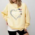 Proud Air Force Grandma Air Force Graduation Grandma USAF Comfort Colors Sweatshirt Butter