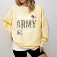 Proud Army Godmother Army Graduation Godmother US Army Comfort Colors Sweatshirt Butter