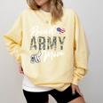 Proud Army Mom Army Graduation Mom US Army Mom Comfort Colors Sweatshirt Butter