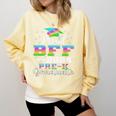Proud Bff Of PreK School Graduate 2024 Graduation Bff Premium Comfort Colors Sweatshirt Butter