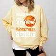 Proud Boyfriend Of A 2025 Senior Graduation Basketball Comfort Colors Sweatshirt Butter