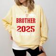 Proud Brother Of A Class Of 2025 Graduate Senior Graduation Comfort Colors Sweatshirt Butter