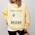 Proud Coast Guard Mom US Coast Guard Graduation Mom Comfort Colors Sweatshirt Butter