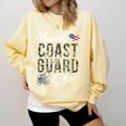 Proud Coast Guard Sister US Coast Guard Graduation Sister Comfort Colors Sweatshirt Butter