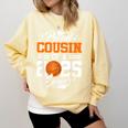 Proud Cousin Of A 2025 Senior Basketball Graduation Comfort Colors Sweatshirt Butter