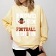 Proud Cousin Of a Football Senior 2026 Graduation Gifts Comfort Colors Sweatshirt Butter