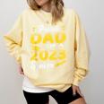 Proud Dad Of A 2023 Senior Graduation Comfort Colors Sweatshirt Butter