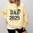 Proud Dad Of a 2025 Senior Graduation Comfort Colors Sweatshirt Butter