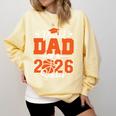 Proud Dad Of A 2026 Senior Basketball Graduation Family Comfort Colors Sweatshirt Butter