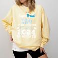 Proud DAD Of A 5th Grade Graduate 2024 Elementary Graduation Comfort Colors Sweatshirt Butter