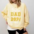 Proud Dad Of a Class Of 2021 Graduate Graduation Senior 2021 Comfort Colors Sweatshirt Butter