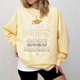 Proud Grammy Of A Class Of 2025 Graduate Senior Graduation Comfort Colors Sweatshirt Butter