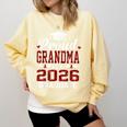 Proud Grandma Of A 2026 Graduate Class Of Graduation Comfort Colors Sweatshirt Butter