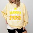 Proud Grandma Of A 2026 Senior Softball Graduation Matching Comfort Colors Sweatshirt Butter