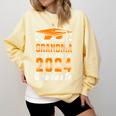 Proud Grandma Of A Class Of 2024 Matching Family Graduation Comfort Colors Sweatshirt Butter