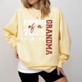 Proud Grandma Of A Class Of 2025 Senior Graduation 25 Comfort Colors Sweatshirt Butter