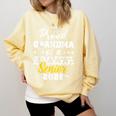 Proud Grandma Of a Soccer Senior 2026 Graduation Gifts Comfort Colors Sweatshirt Butter
