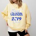 Proud GRANDPA Of A Class 2019 Senior Tshirt Graduation Comfort Colors Sweatshirt Butter