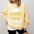 Proud Grandpa Of a Class Of 2026 Graduate For Graduation Comfort Colors Sweatshirt Butter