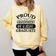 Proud Grandparent Of A Class Of 2024 Graduate Graduation Comfort Colors Sweatshirt Butter