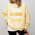 Proud Lil Cousin Of A Class 2024 Graduate Senior Graduation Comfort Colors Sweatshirt Butter