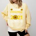 Proud Mama Of a 2021 Graduate Senior Mom 2021 Graduation Comfort Colors Sweatshirt Butter