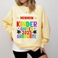 Proud MAWMAW Of Awesome Kindergarten Pre-K Graduation 2025 Comfort Colors Sweatshirt Butter