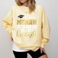Proud Memaw Of 2026 Graduate College Graduation Comfort Colors Sweatshirt Butter