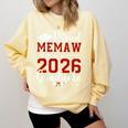 Proud Memaw Of a Class Of 2026 Graduate For Graduation Comfort Colors Sweatshirt Butter