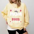 Proud Mom Of a 2021 Senior Year School Graduation Party Comfort Colors Sweatshirt Butter