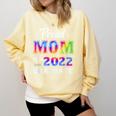 Proud Mom Of a 2022 Graduate Matching Tie Dye Graduation Comfort Colors Sweatshirt Butter