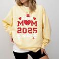 Proud Mom Of a Class Of 2025 Graduate Senior Graduation Comfort Colors Sweatshirt Butter