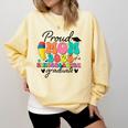 Proud Mom Class Of 2025 Kindergarten Graduate Graduation Comfort Colors Sweatshirt Butter