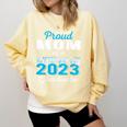 Proud Mom Of Kindergarten Graduate 2023 Graduation Mom Comfort Colors Sweatshirt Butter