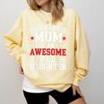 Proud Mom Of PhDaughter PhD Degree Graduate Graduation Comfort Colors Sweatshirt Butter