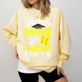 Proud Mom Of a Softball Senior Class Of 2026 Graduation Comfort Colors Sweatshirt Butter