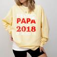 Proud Papa Of A Class Of 2018 Graduate Shirt Graduation Comfort Colors Sweatshirt Butter