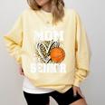 Proud Senior Mom Class Of 2026 Basketball Graduation Leopard Comfort Colors Sweatshirt Butter