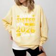 Proud Sister Of A 2026 Graduate Senior Class Graduation Comfort Colors Sweatshirt Butter