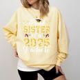Proud Sister Of A Class Of 2025 Graduate Senior Graduation Comfort Colors Sweatshirt Butter