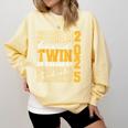 Proud Twin Of a 2025 Graduate Grad Prom Graduation Squad 25 Comfort Colors Sweatshirt Butter