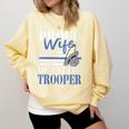 Proud Wife Of a State Trooper Police Officer Graduation Comfort Colors Sweatshirt Butter