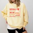 Reader Bookworm Fictional Character Reading Introvert Comfort Colors Sweatshirt Butter