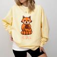 Red Panda Introvert For Red Pandas Fan Comfort Colors Sweatshirt Butter Red Panda Introvert For Red Pandas Fan Comfort Colors Sweatshirt Butter