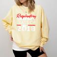 Respiratory Therapy Class Of 2018 Graduation Shirt Women Men Comfort Colors Sweatshirt Butter