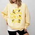 Retro Anti Social Club Bees Introvert Women Men Comfort Colors Sweatshirt Butter