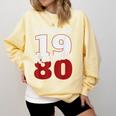 Reunion 1980 Class Of 1980 Reunion 80 Graduation 1980 Comfort Colors Sweatshirt Butter