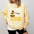 All Rise Here Comes The Judge Lawyer Graduation Quote Comfort Colors Sweatshirt Butter